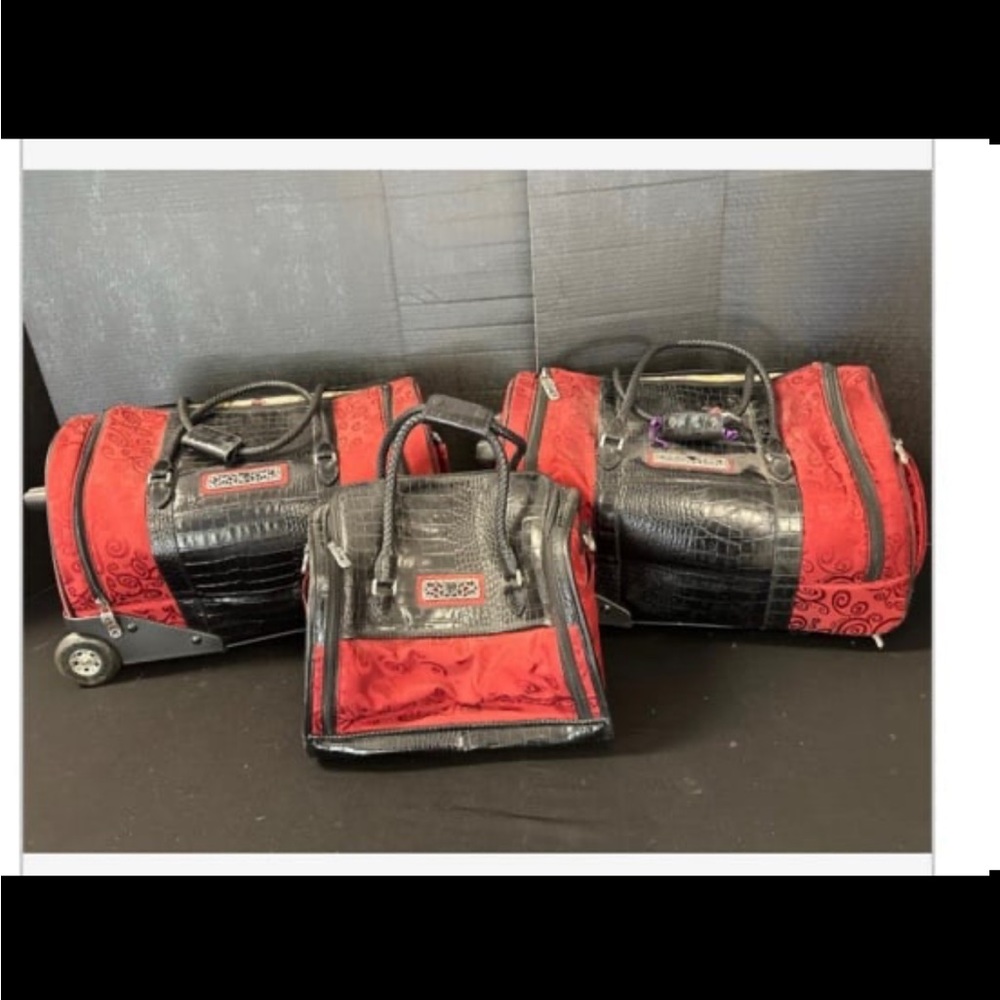Brighton Luggage set with wheels & lock
